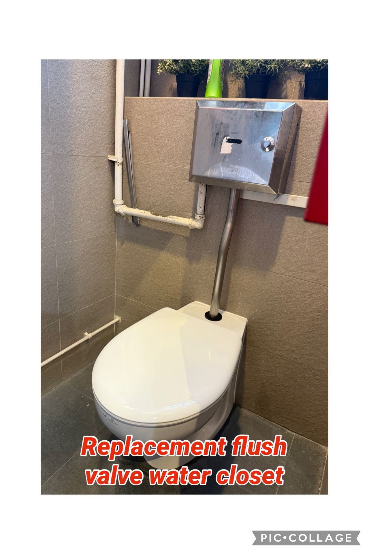 Public Toilet Replacement flush Valve