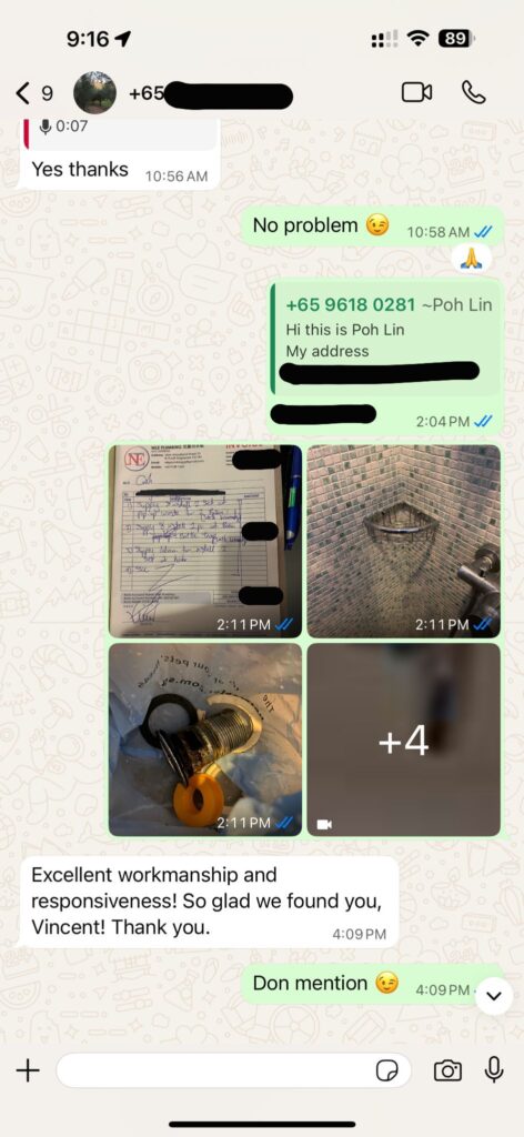 Happy customer of Nileplumbing 1